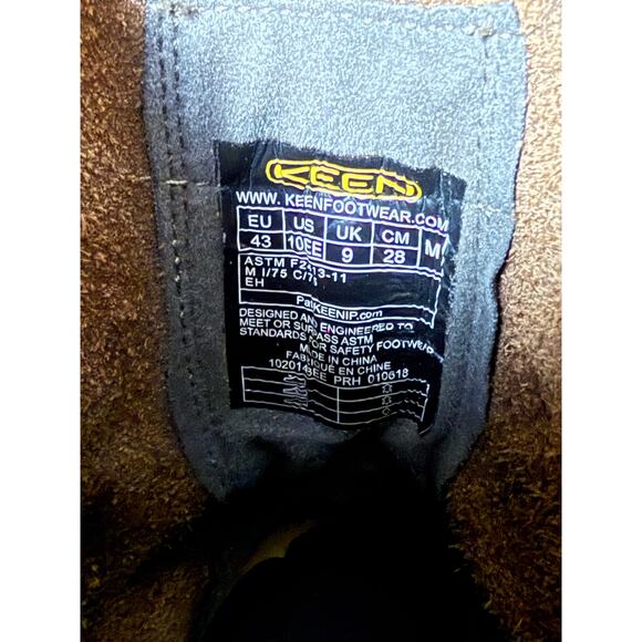 KEEN Utility Work Boots Size 10EE (Wide) main image 5